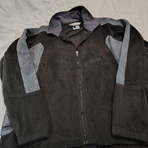 Columbia Men's Black and Gray Zip Up Jacket